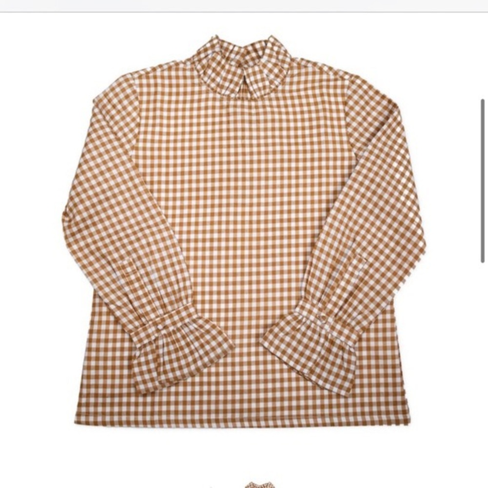 Elizabeth Wilson Design Sarah Louise top acorn gingham
